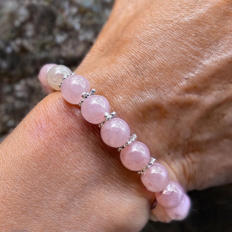 Bracelet quartz rose