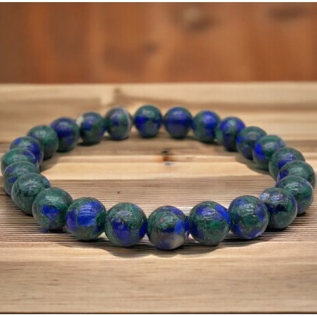 Bracelet azurite - malachite