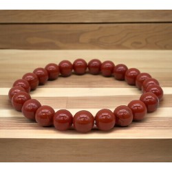 Bracelet jaspe rouge