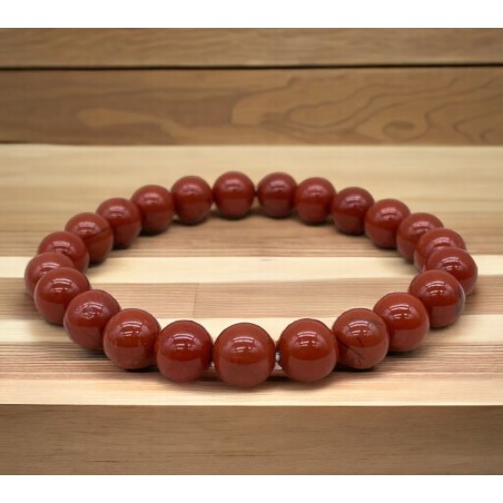 Bracelet jaspe rouge