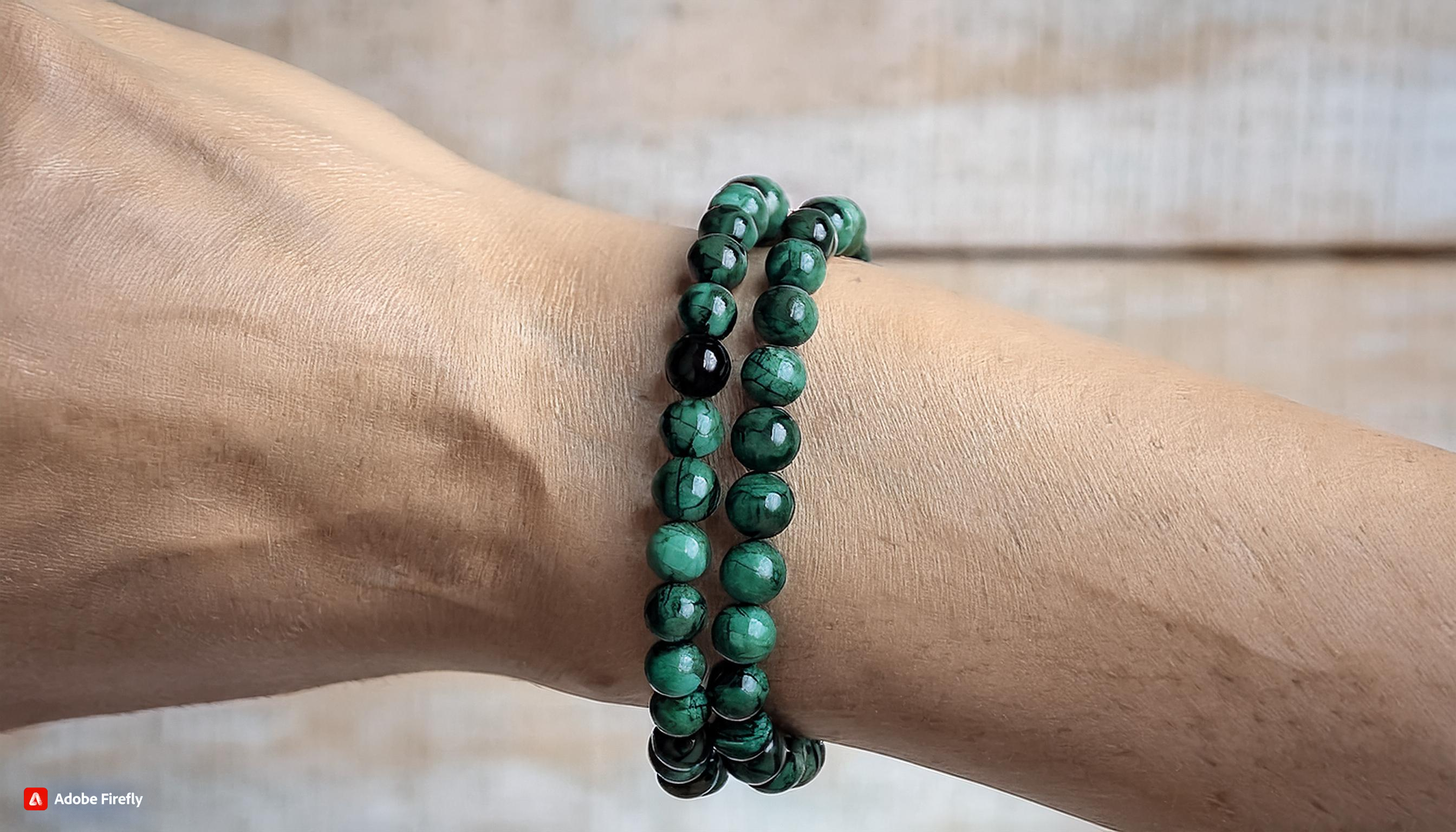 Bracelet en Malachite