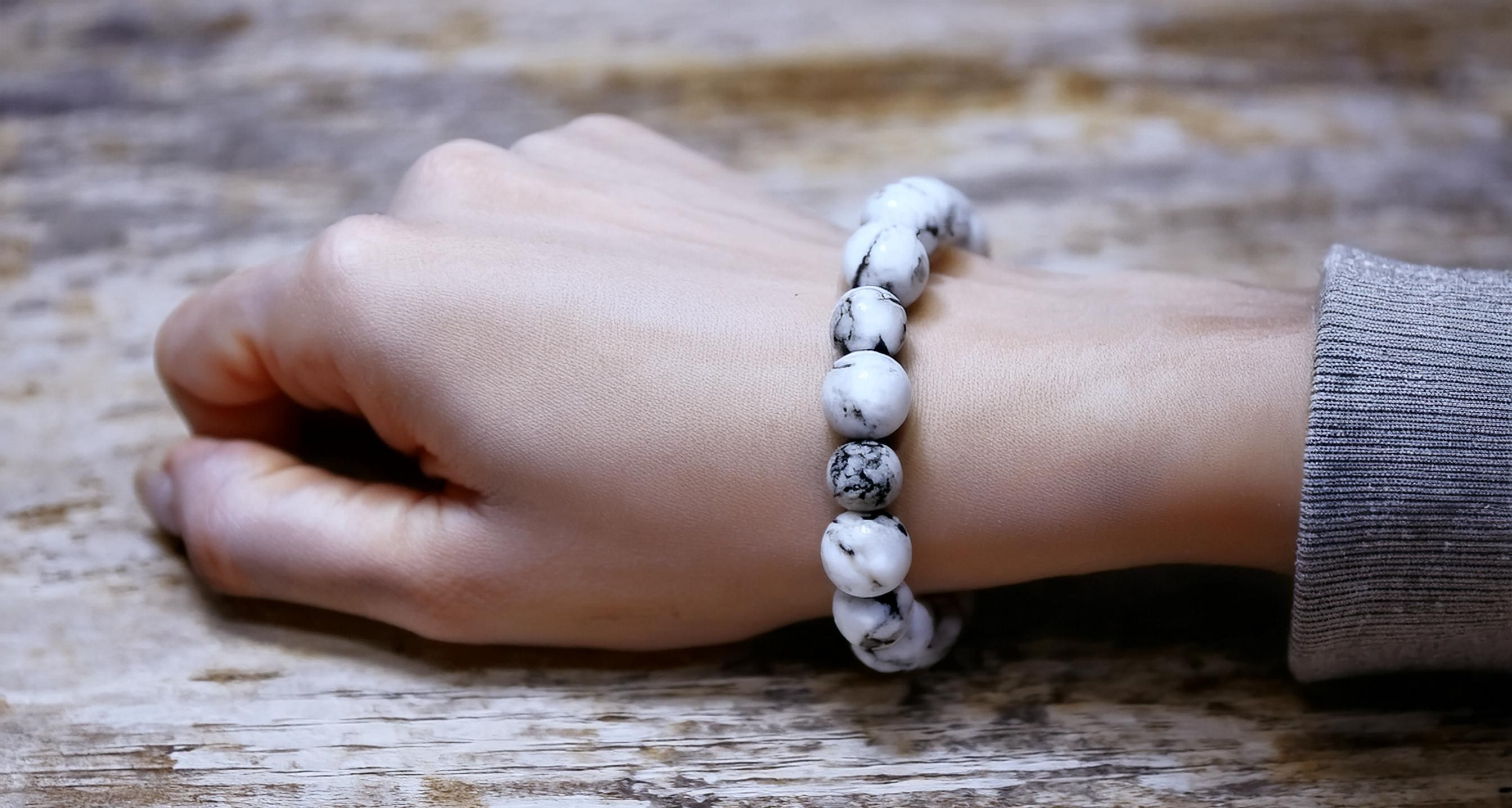 Bracelet en Howlite